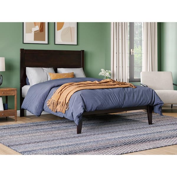 AFI NoHo Espresso Full Solid Wood Platform Bed