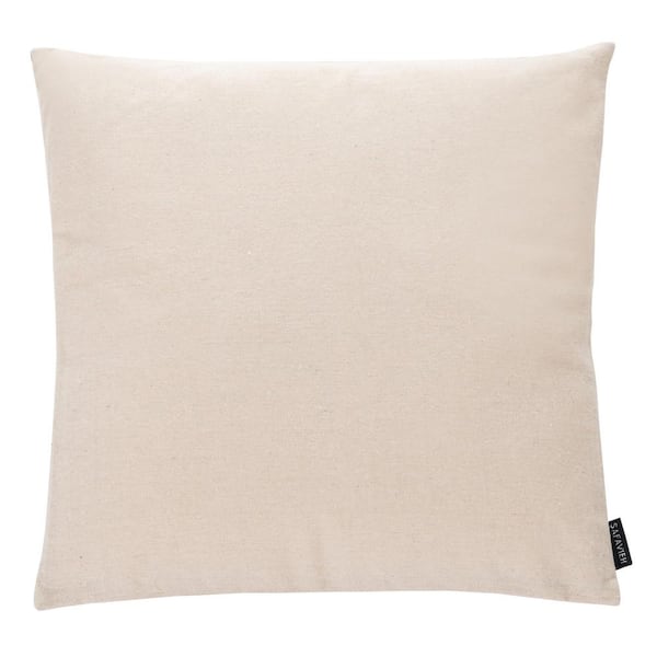 StyleWell Light Beige Abstract 18 in. x 18 in. Square Decorative Throw  Pillow with Tassels S00161061281 - The Home Depot