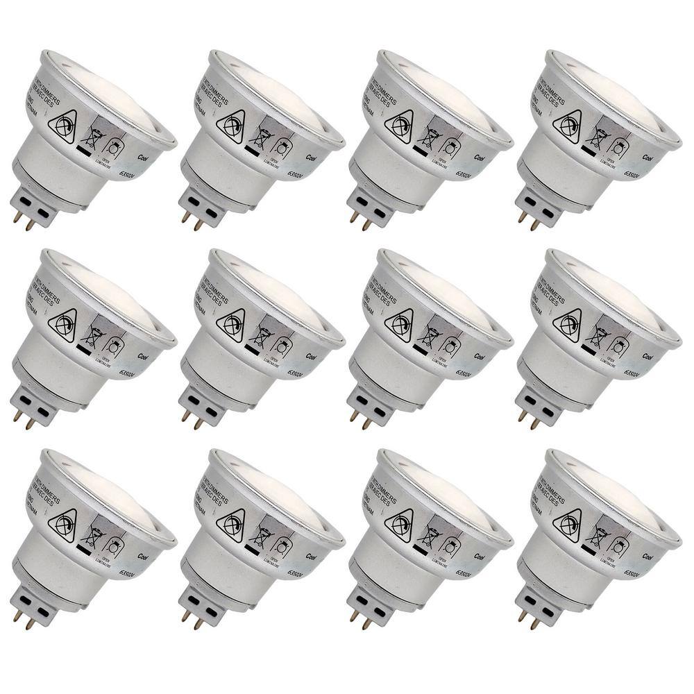 25-Watt Equivalent MR16 GU5.3 LED Medium Flood Light 2700K - 12 Pack price history on PriceWatchPro