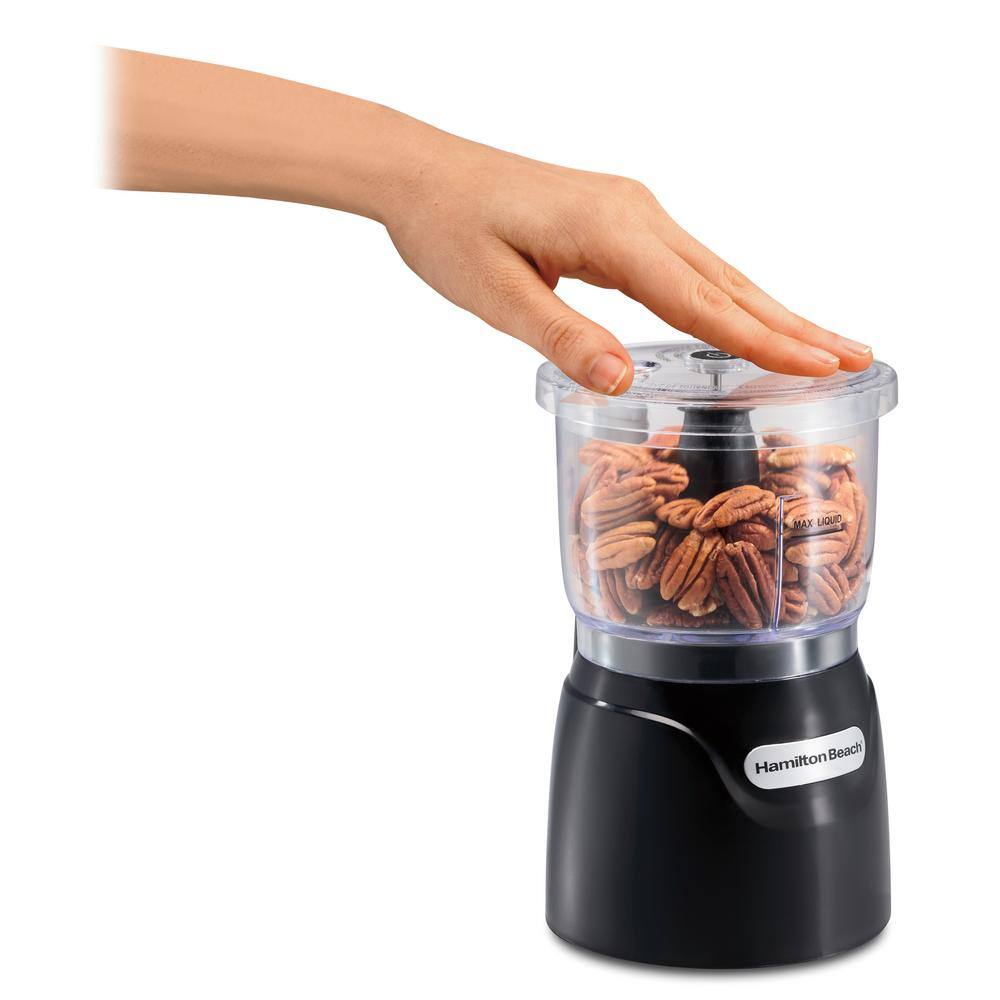 Hamilton Beach 3-Cup Black Electric Food Chopper and Processor