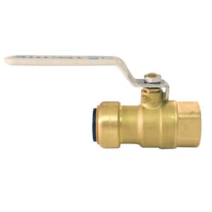 3/4 in. Brass Push-to-Connect x Female Pipe Thread Ball Valve