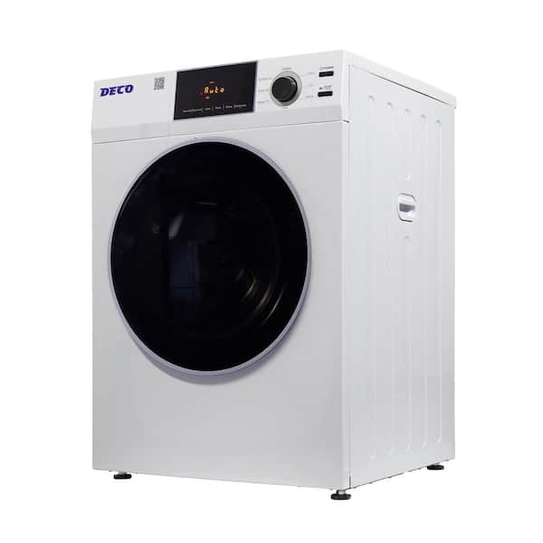 220V 4 cu. ft. Digital Sensor Compact Vented Dryer in White