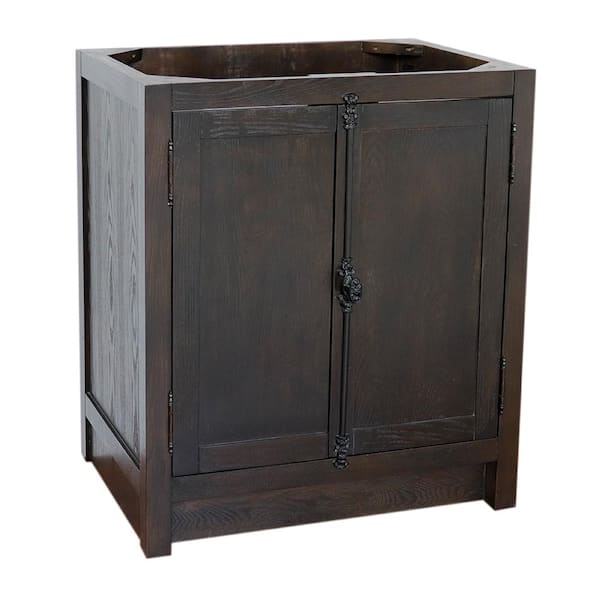 Bellaterra Home Plantation 30 in. W x 21.5 in. D Bath Vanity Cabinet Only in Brown