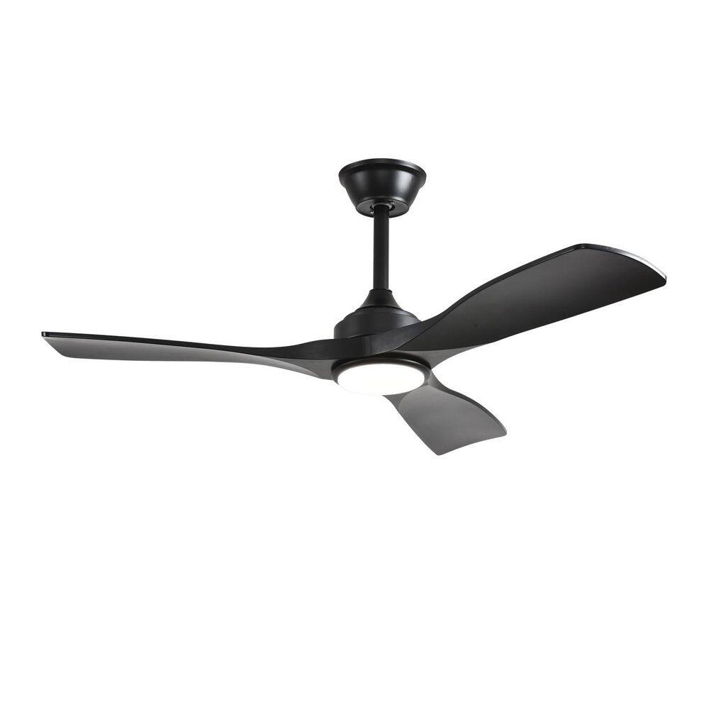 42 in. Flush Mounted Modern Ceiling Fan with Light 3 Blade Outdoor Fans for Patios  Black Remote APP Reversible Timer price history on PriceWatchPro