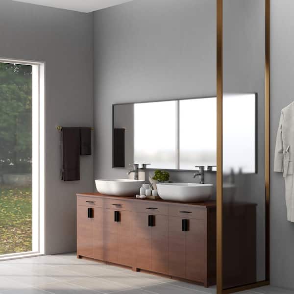 20 in. L x 16 in. W Prism White Ceramic Rectangular Vessel Bathroom Sink, Faucet and Overflow Not Included