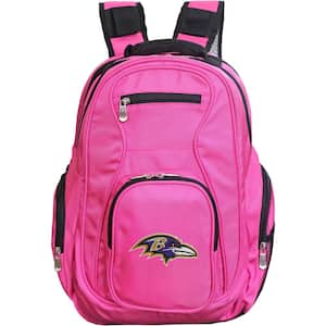 Baltimore Ravens 20 in. Pink Backpack with Laptop Compartment