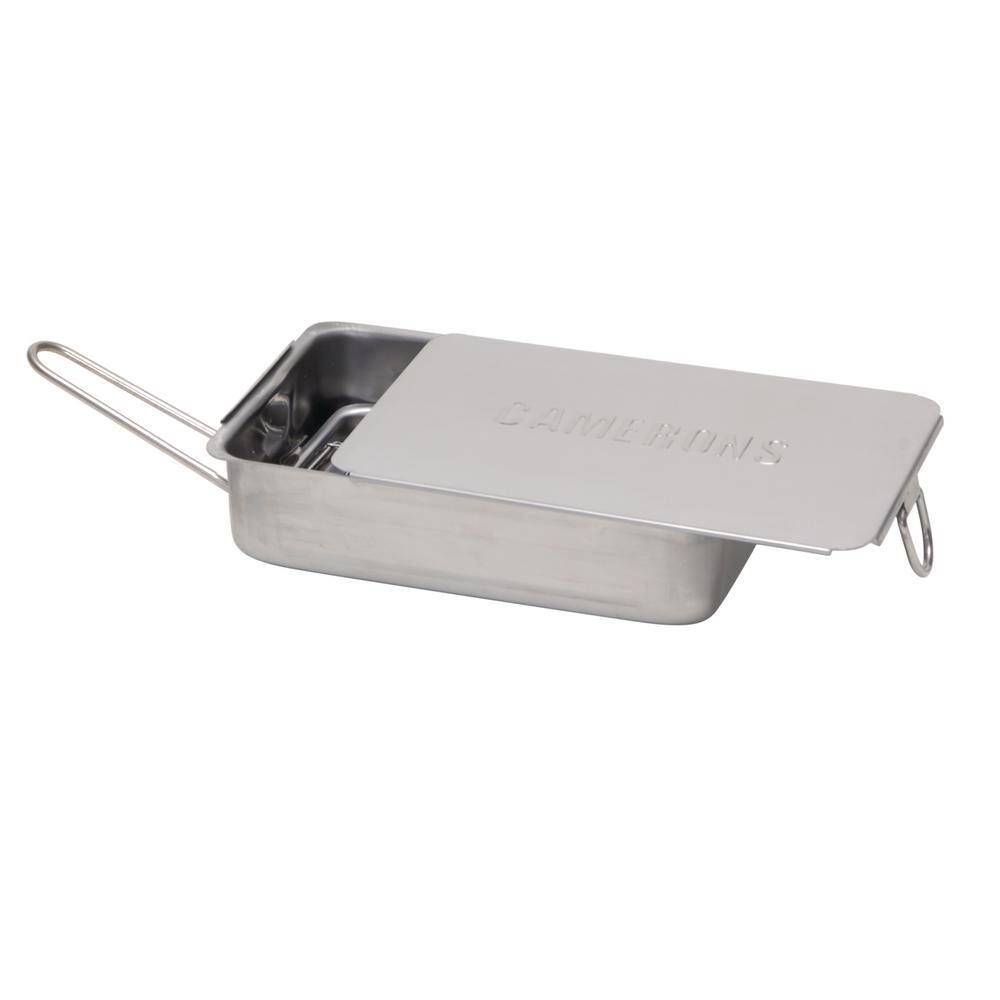 Compact Stainless Steel Stovetop Smoker with Wood Chips and Recipes