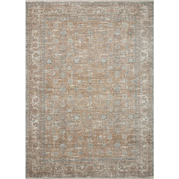 Angela Rose Blake 9 ft. x 13 ft. Sand / Sky Transitional Area Rug