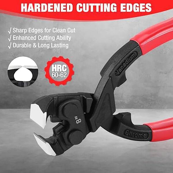 Wiha 26759 End Cutting Nippers – 200mm, Nail Pulling, Heavy Duty, Germany