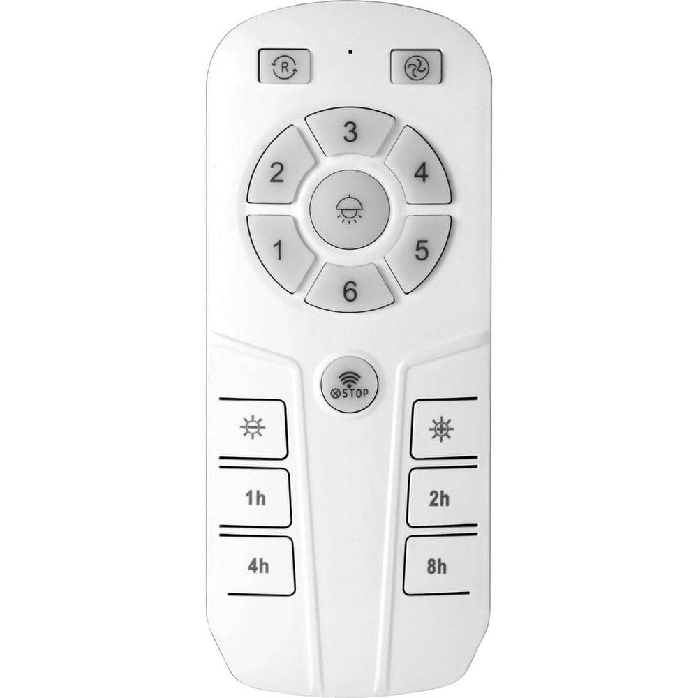 Polished Chrome 20" LED Fandelier with Remote and Glass Accents