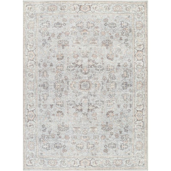 Livabliss Our PNW Home Olympic Light Blue Traditional 5 ft. x 7 ft. Indoor Area Rug