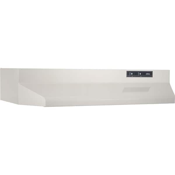 Broan-NuTone 40000 Series 30 in. Under Cabinet Range Hood with Light in Bisque