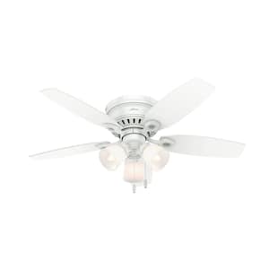 Hatherton 46 in. Indoor White Ceiling Fan with Light Kit