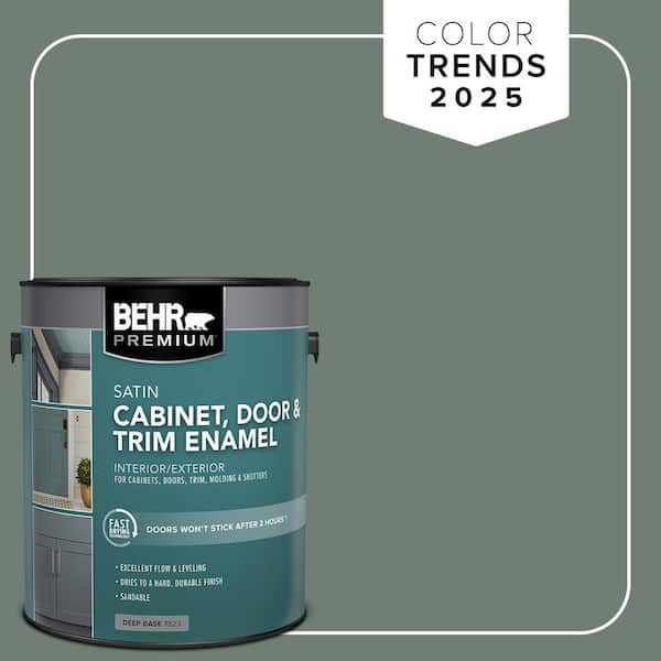 1 gal. #N420-5 Boreal Satin Enamel Interior/Exterior Cabinet, Door & Trim Paint