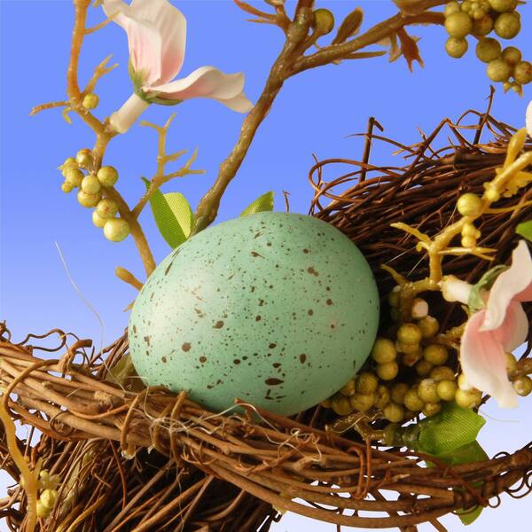National Tree Company 18 In Artificial Easter Egg Wreath Rae 15532w18