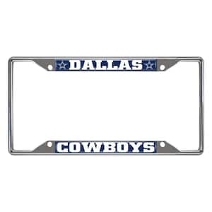 NFL - Dallas Cowboys Chromed Stainless Steel License Plate Frame