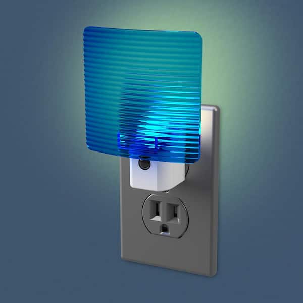 Blue Wave Translucent Screen Automatic LED Night Light