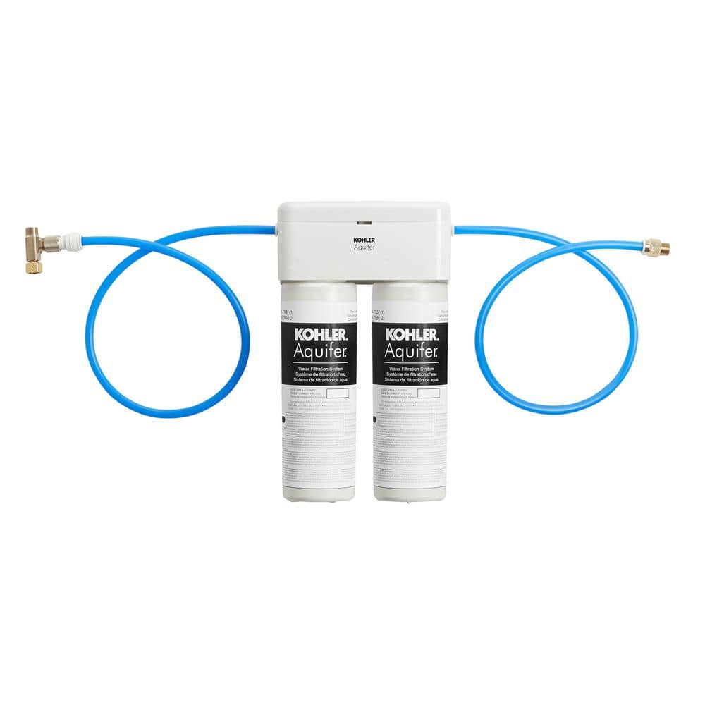 KOHLER Aquifer Under-Sink Double Cartridge Water Filtration System