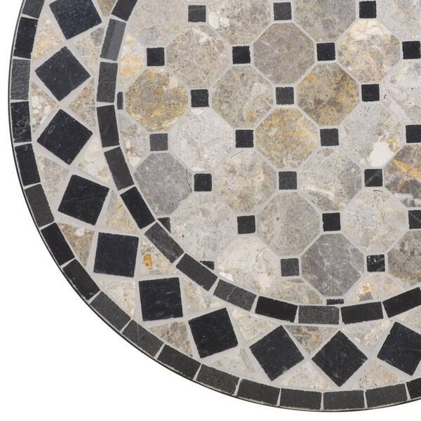 Round Tile Top Patio Bistro Table, Outdoor Table Top Replacement Tiles