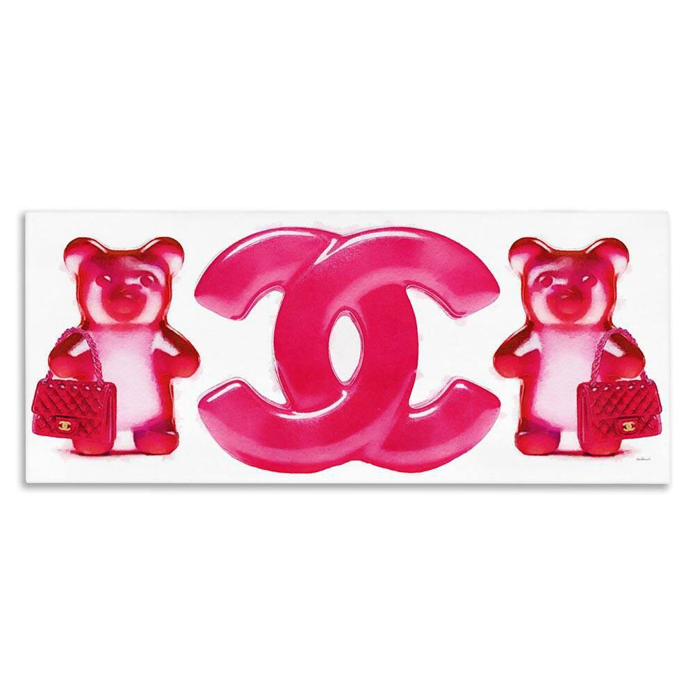 Fashion Brand Bears by Amanda Greenwood Unframed Abstract Graphic Art Print 20 in. x 48 in. price history on PriceWatchPro