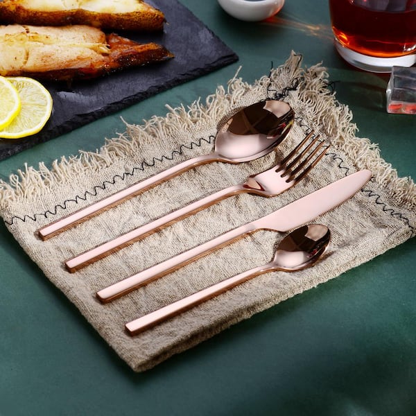 3 Pcs/Set Stainless Steel Flatware Set Fork Spoon Cutter Utensils