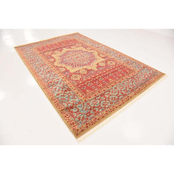 Palace Quincy Red 6' 0 x 9' 0 Area Rug