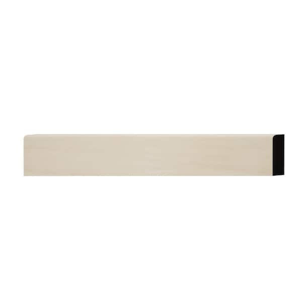 Ekena Millwork WM887 0.38 in. D x 1.25 in. W x 6 in. L Wood (Poplar) Casing Sample