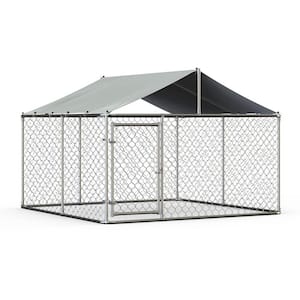 9.8 ft. x 9.8 ft. Outdoor Large Dog Kennel Heavy Duty Pet Playpen Dog Poultry Cage Exercise Pen