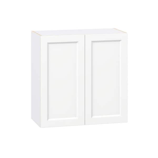 Laramie 30 in. W x 14 in. D x 30 in. H Assembled Wall Kitchen Cabinet in Painted Bright White