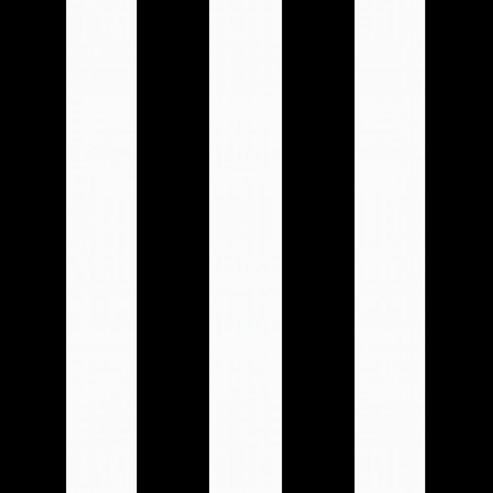 Black Cabana Stripe Outdoor Adirondack Chair Cushion