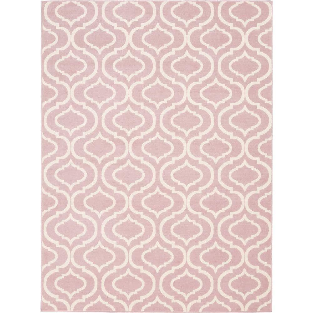 Jubilant Pink 5 ft. x 7 ft. Moroccan Farmhouse Area Rug price history on PriceWatchPro