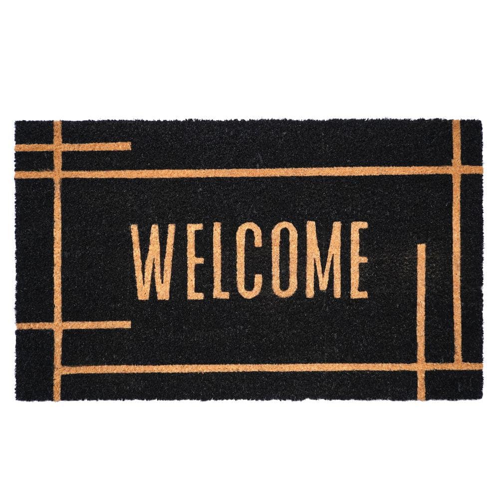 "Modern Black Welcome Doormat 24"" x 36""" price history on PriceWatchPro