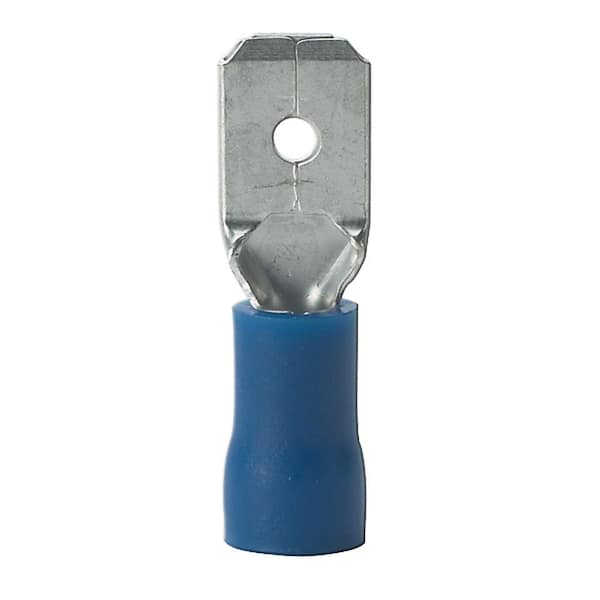 Gardner Bender Blue 16 - 14 AWG 0.250 M-Disconnects (15-Pack)