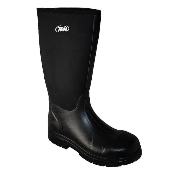 Steel Toed Rubber Boots-Size 9 