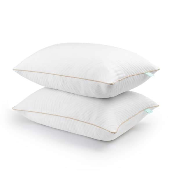 Oneerlijk Schrikken Allerlei soorten ELUXURY Martha Stewart Natural Essence with Tencel Shapeable Memory Foam  King Pillow (2-Pack) PG2515TENK2KG - The Home Depot