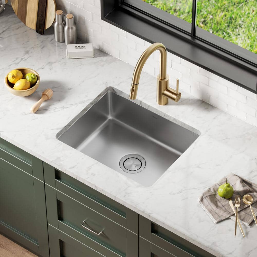 21-Inch Stainless Steel Single Bowl Drop-In Kitchen Sink