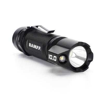BAMFF 10.0 - 1000 Lumens Rechargeable Dual LED Flashlight with Mounting Kit and Remote