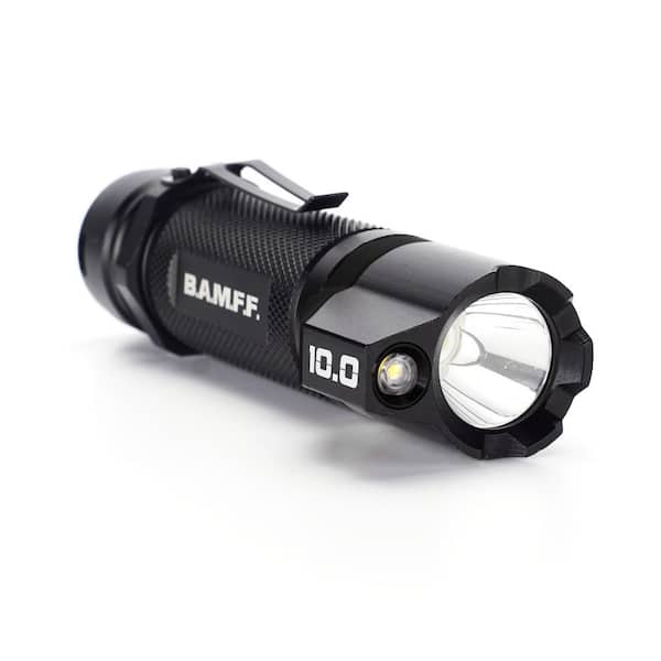 STKR BAMFF 10.0 - 1000 Lumens Rechargeable Dual LED Flashlight with Mounting Kit and Remote