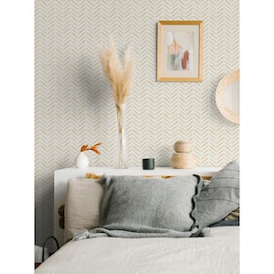 Ochre Holden Peel and Stick Peel and Stick/Removable Vinyl Wallpaper