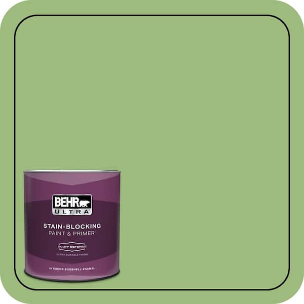 BEHR ULTRA 1 qt. #P380-5 Gleeful Extra Durable Eggshell Enamel Interior Paint & Primer