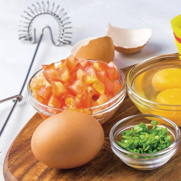 Salton Yellow Egg Bite Maker with Cool-Touch Handles, Removable Tray, LED  Indicator, Cooks 4 Egg Bites at Once