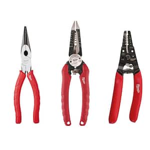 Electrician's Pliers and Wire Stripping Set (3-Piece)
