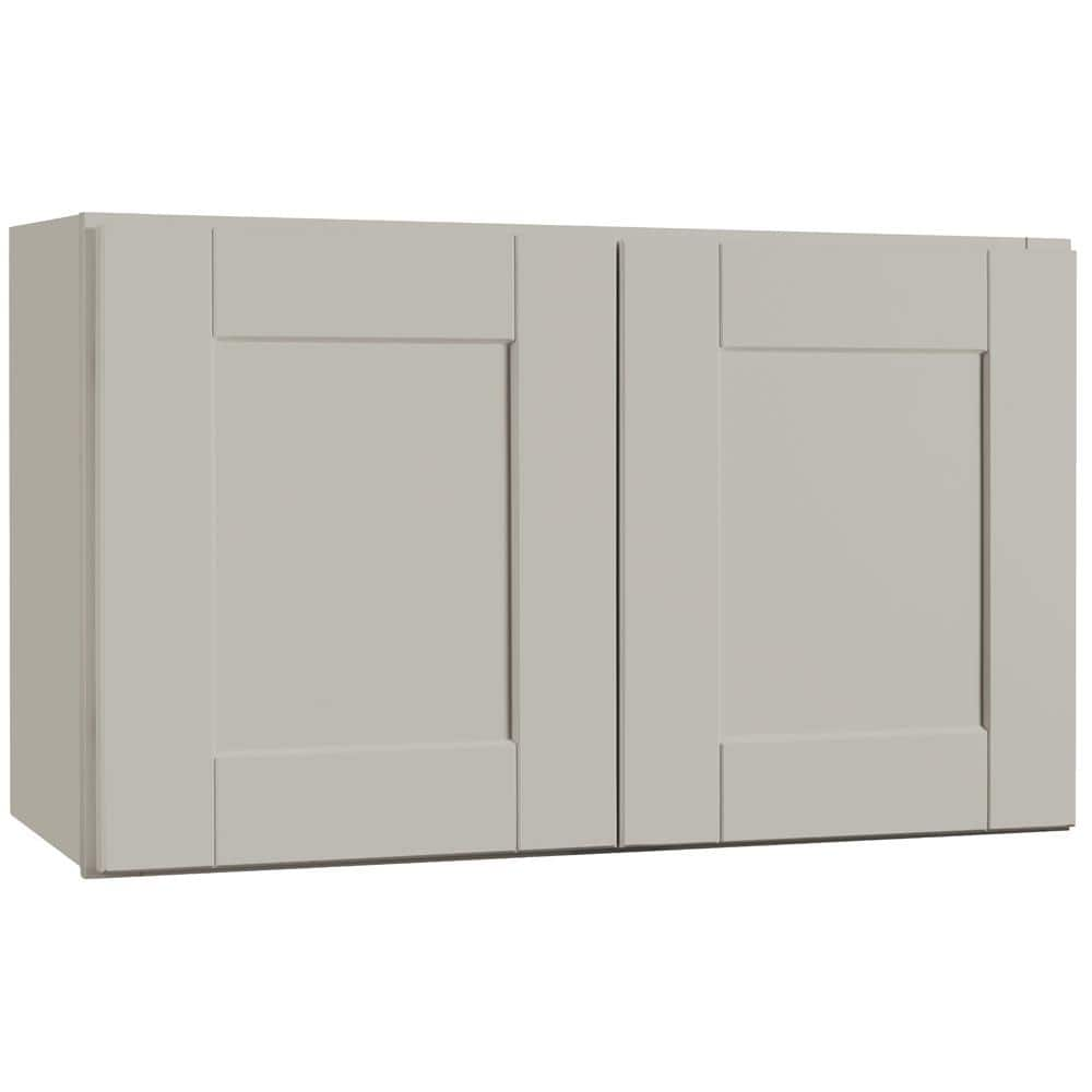 Hampton Bay Shaker Assembled 30x18x12 In. Wall Bridge Kitchen Cabinet 