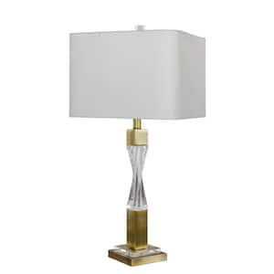 Fangio Lighting 31 in. Classic Urn Antique Brass Table Lamp W