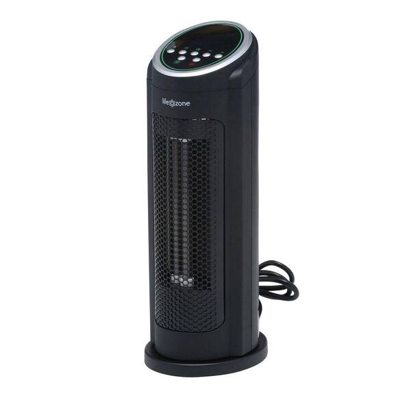 Lifesmart 17 in. All Season 1,000-Watt Medium Room Infrared Heater and Cooling Tower Fan with Oscillation and Remote