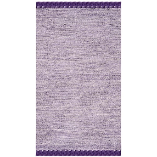 Montauk Purple 5 ft. x 8 ft. Solid Area Rug