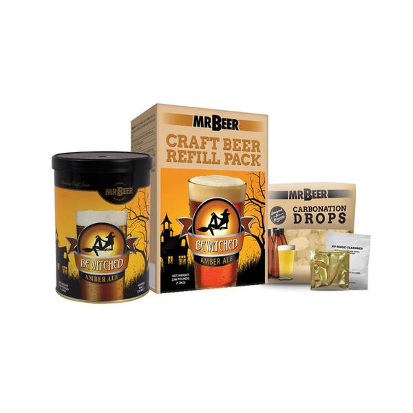 Mr. Beer Bewitched Amber Ale Refill Beer Brewing Kit