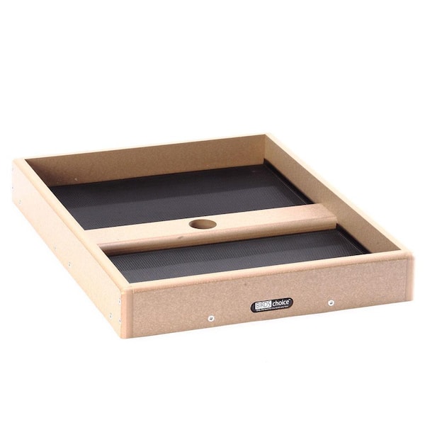 Medium Pole Mount Recycled Seed Catcher Platform