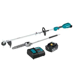 LXT 18V Lithium-Ion Brushless Cordless Couple Shaft Power Head Kit w/String Trimmer & 10 in. Pole Saw Attachments 4.0Ah