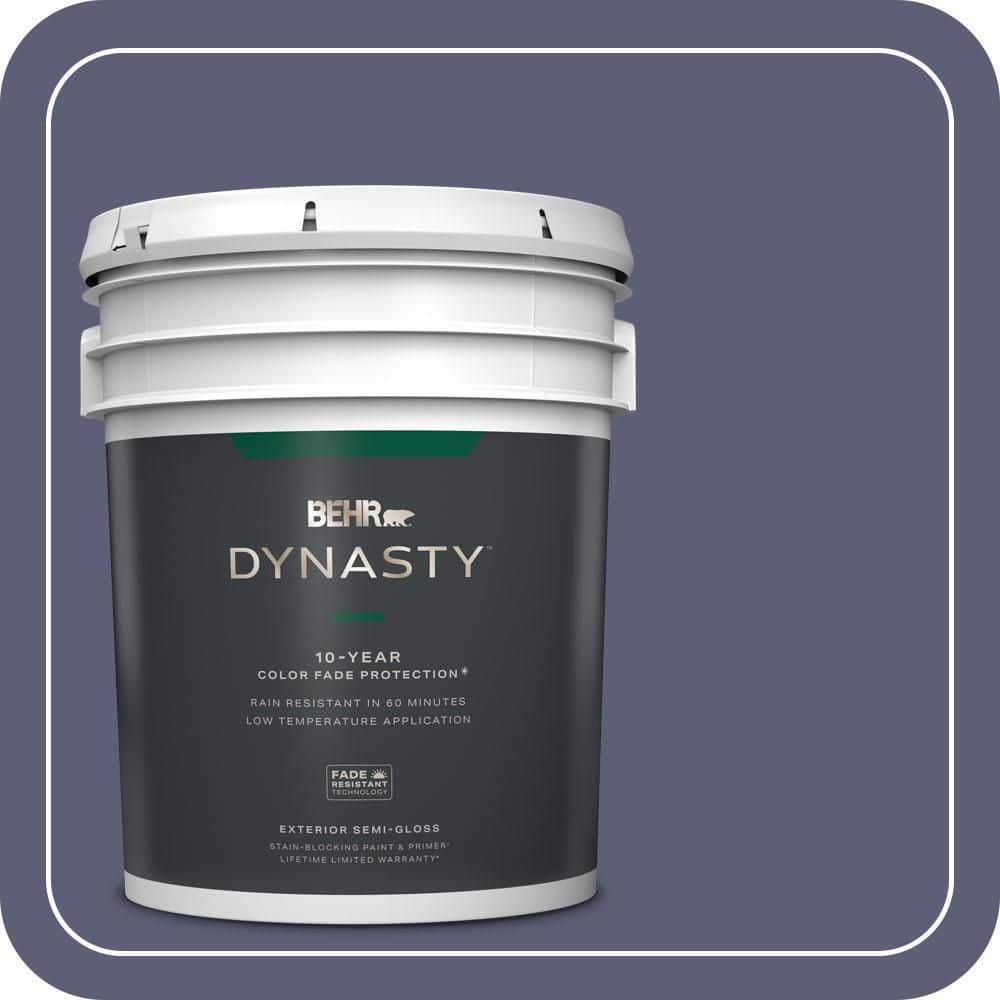 5 gal. #S560-6 Blue Blood Semi-Gloss Exterior Stain-Blocking Paint & Primer price history on PriceWatchPro
